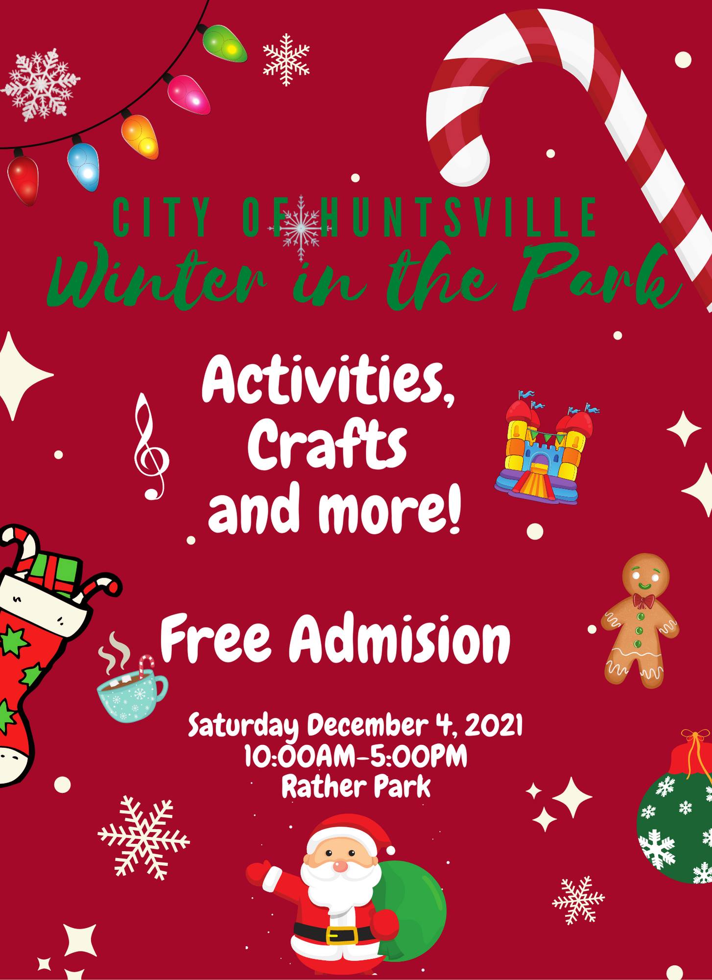 Winter in the Park flyer