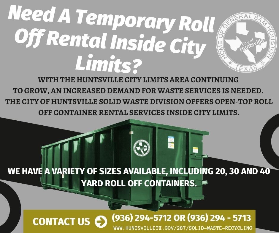 Roll Off Rental Flyer
