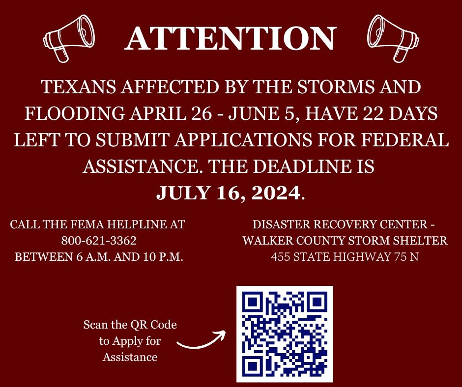 Federal Assistance Deadline Ppost