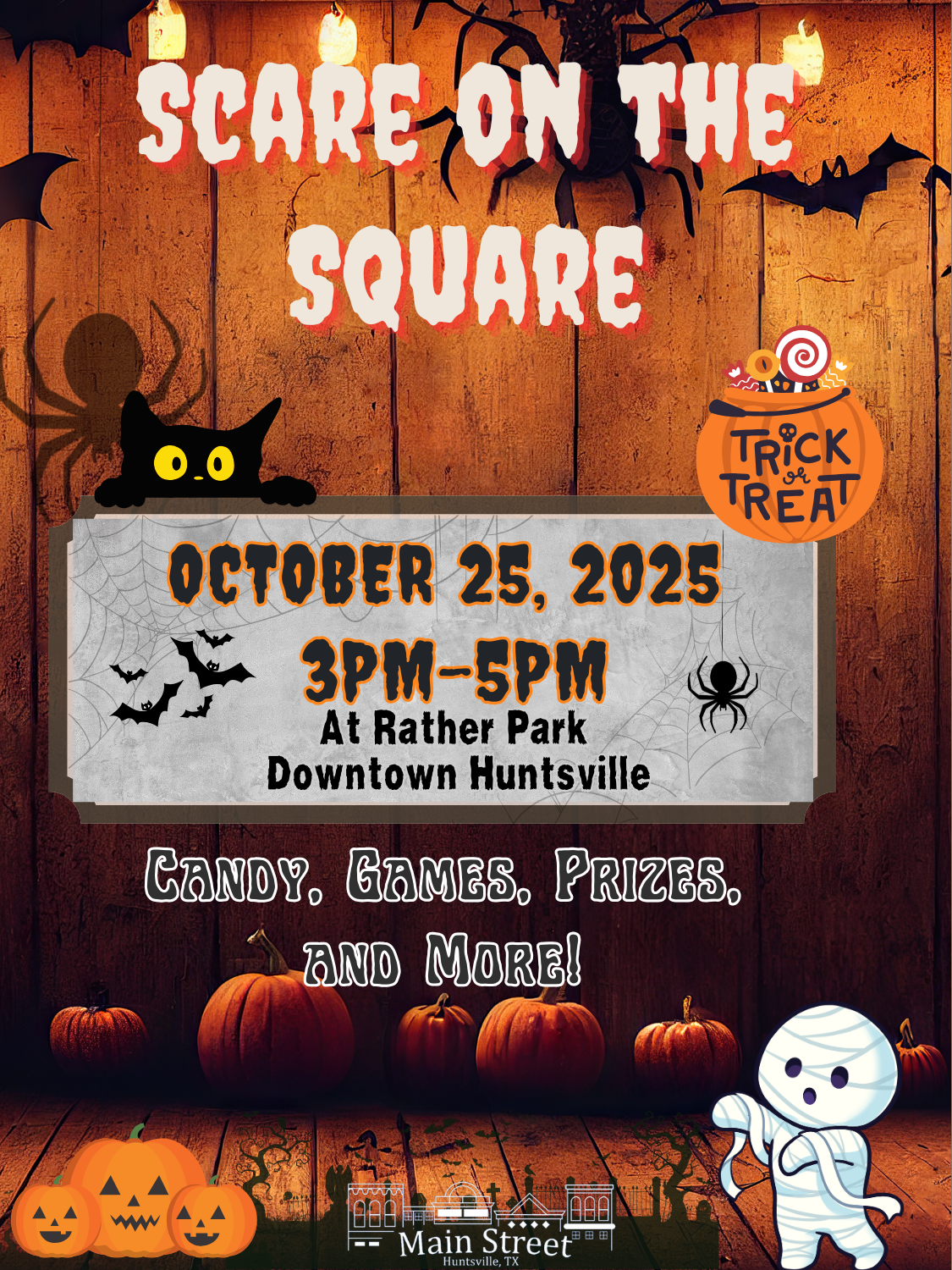 Scare on the Square 2025 Flyer