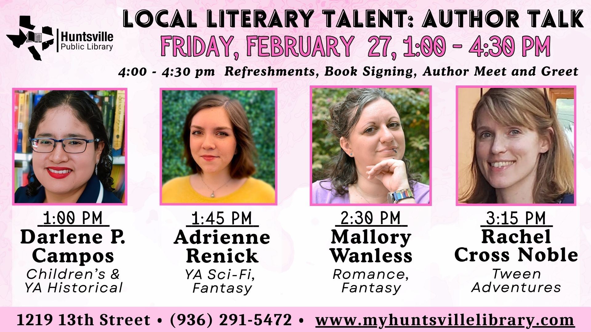 FEB 2026 Author Event