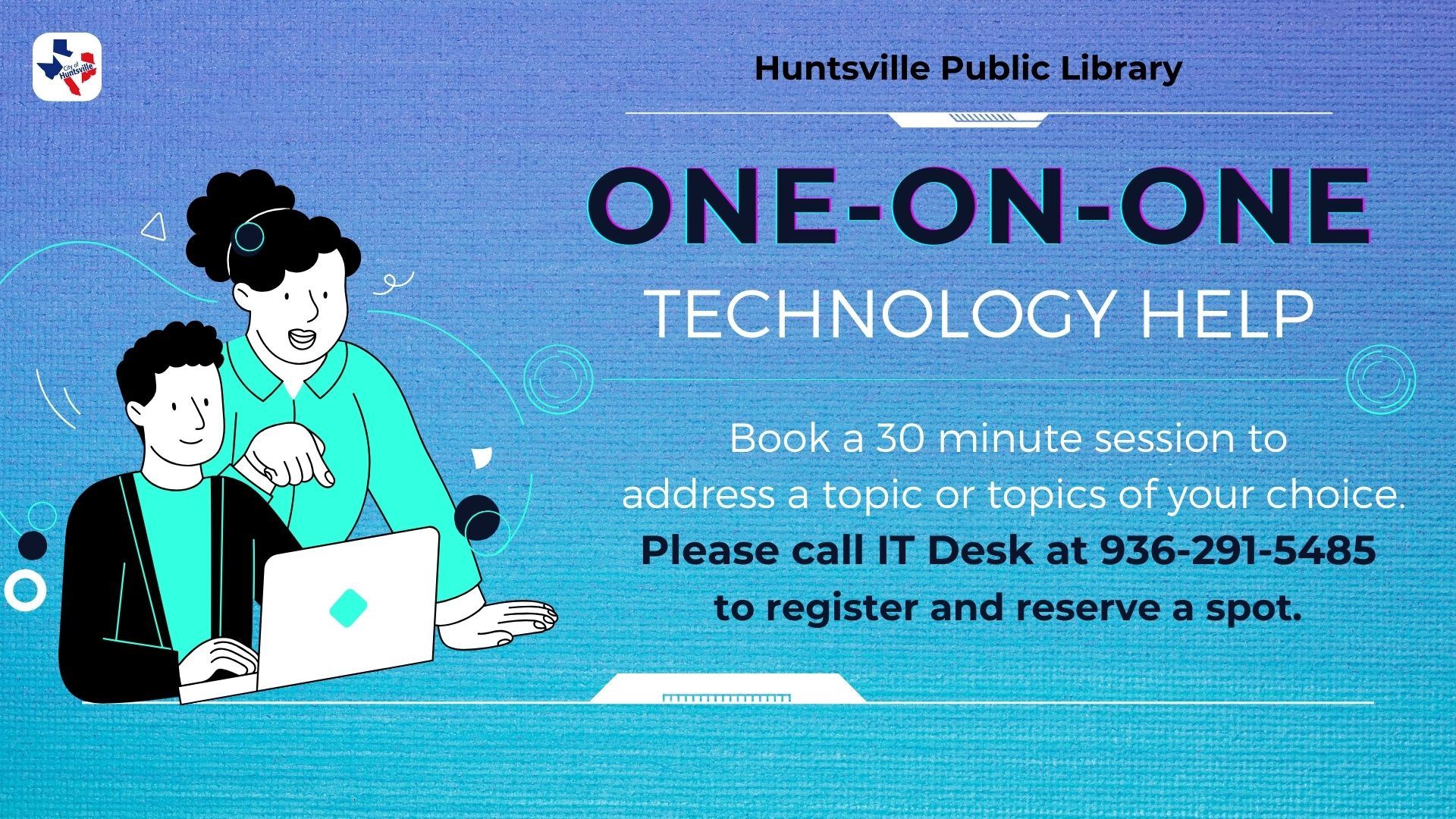 One-on-One Tech help - Feb 2024