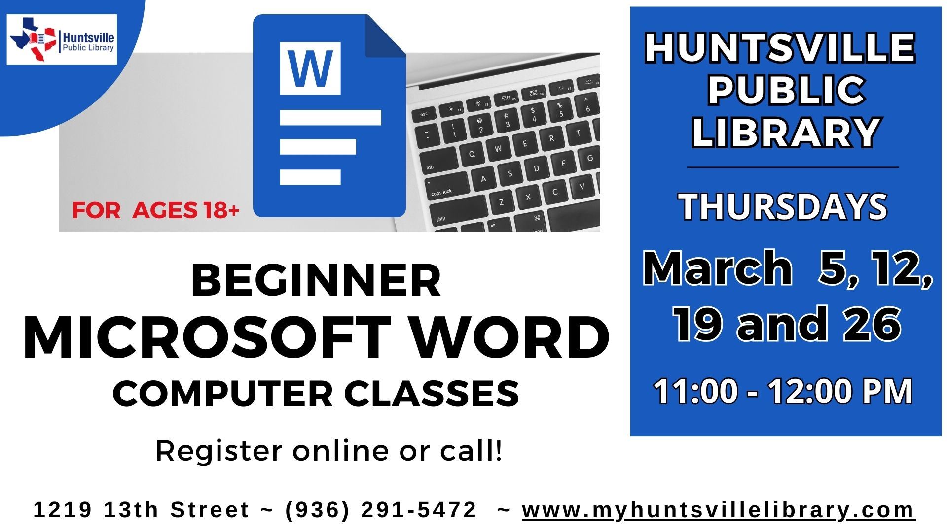 March- Computer classes