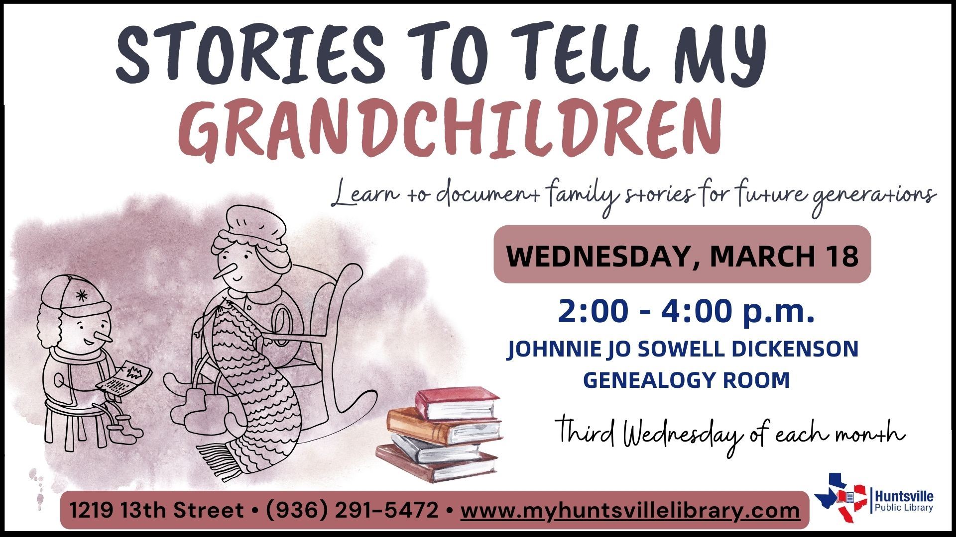 Stories to tell my Grandchildren March